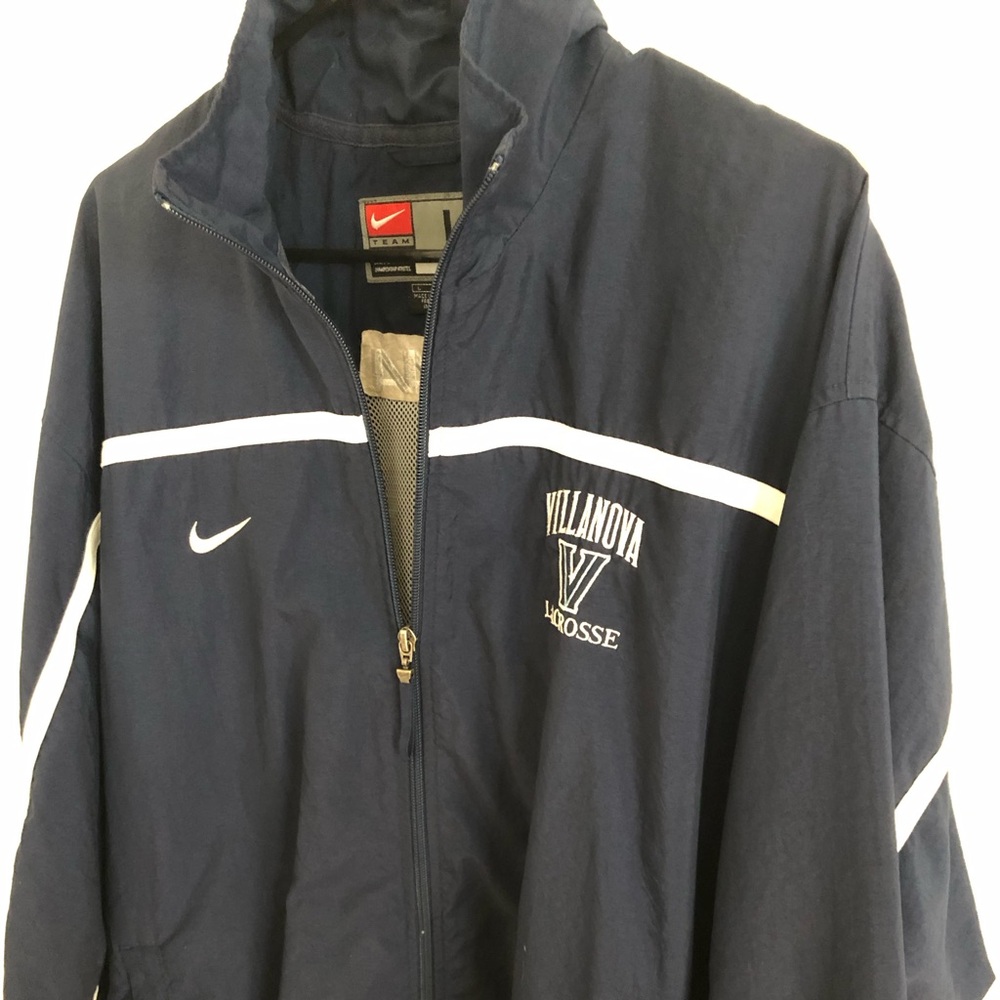 Villanova Lacrosse team windbreaker Nike Size L